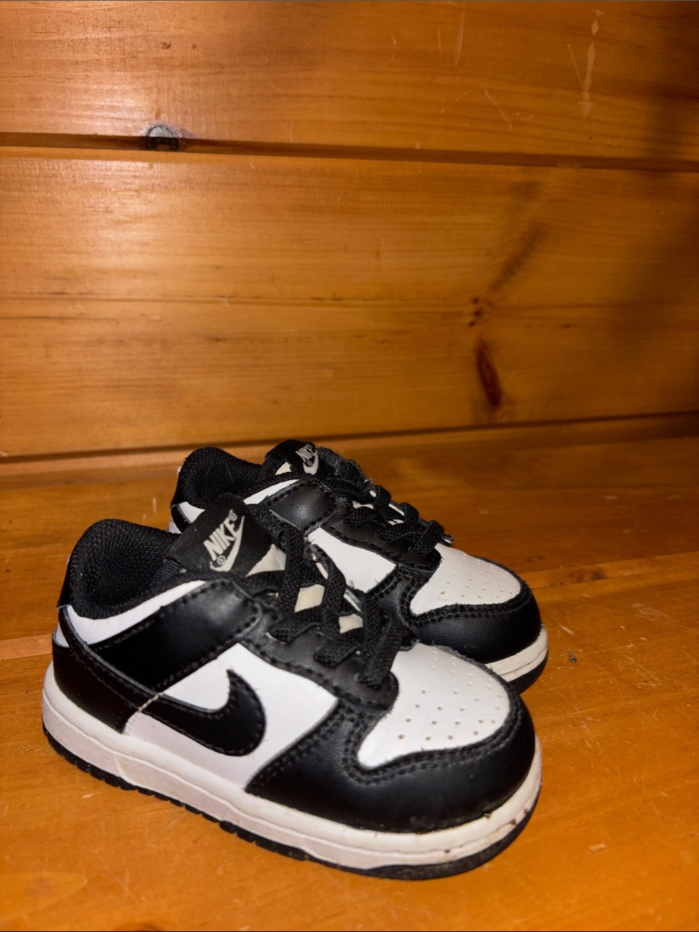 Nike Black and White Toddler Low-Top Sneakers